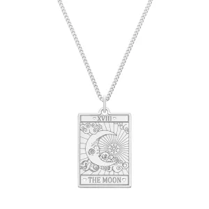 Carter Gore The Moon Tarot Pendant Neckace