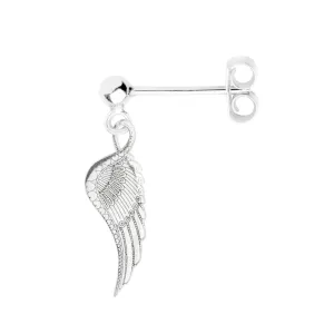Carter Gore Wing Dropper Single Earring Sterling Silver 2 Sizes