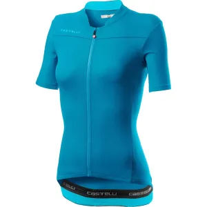 Castelli Anima 3 Womens Cycling Jersey (Marine Blue/ Celeste)