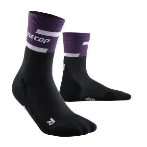 CEP Compression The Run Mid Cut 4.0 Women's Compression Socks (Violet/Black)