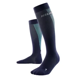 CEP Compression Ultralight Tall Women's Compression Socks (Ultralight Navy/Light Blue)