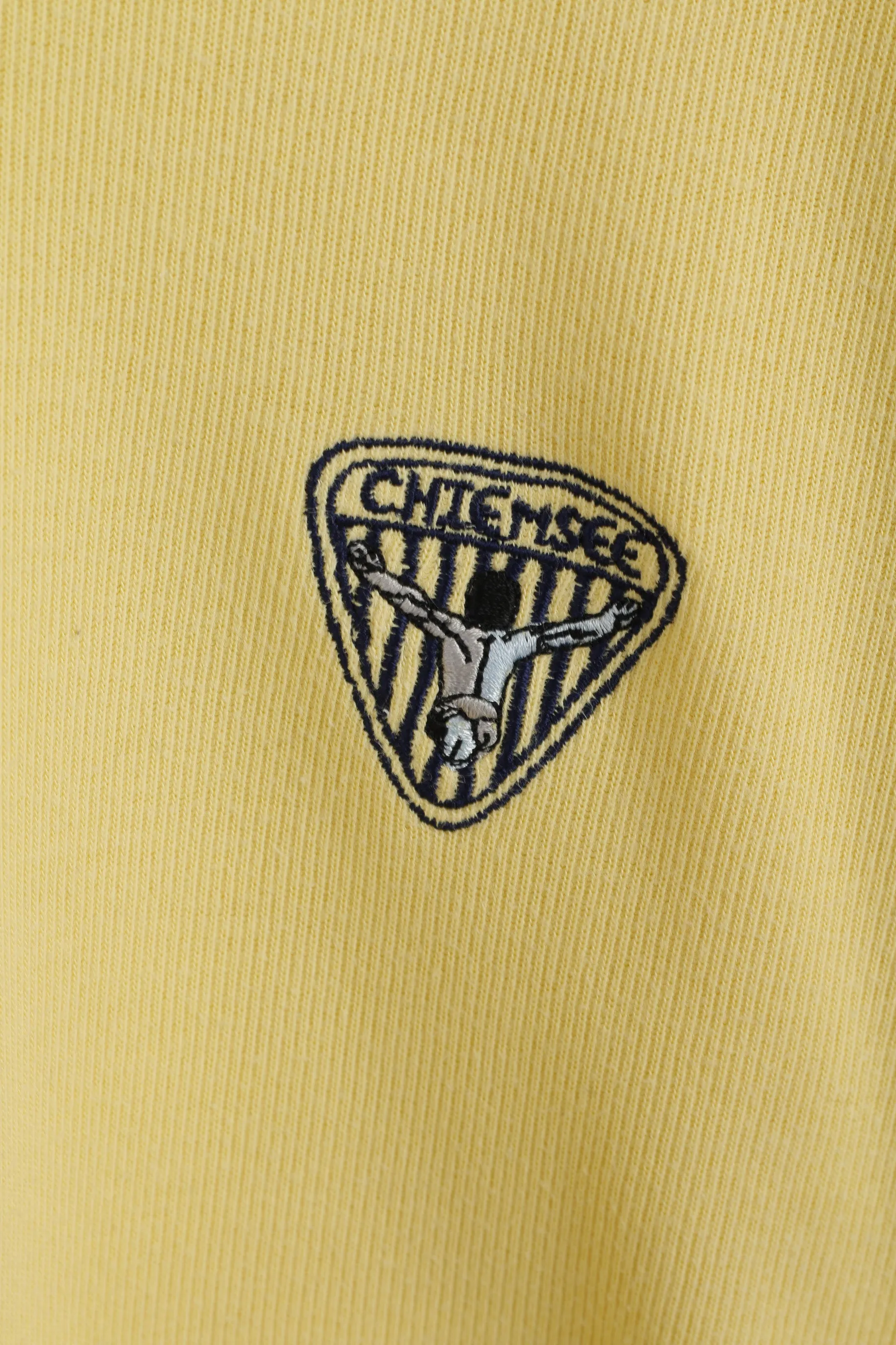 Chiemsee Men S Polo Shirt Yellow Windsurfing Vintage Surfing Sport Top