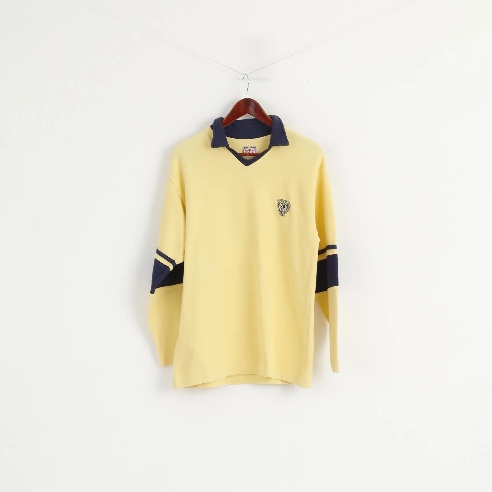 Chiemsee Men S Polo Shirt Yellow Windsurfing Vintage Surfing Sport Top