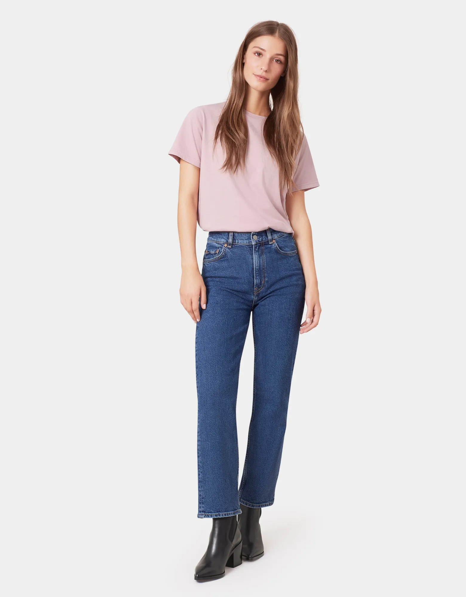 Classic Organic Tee - Teal Blue