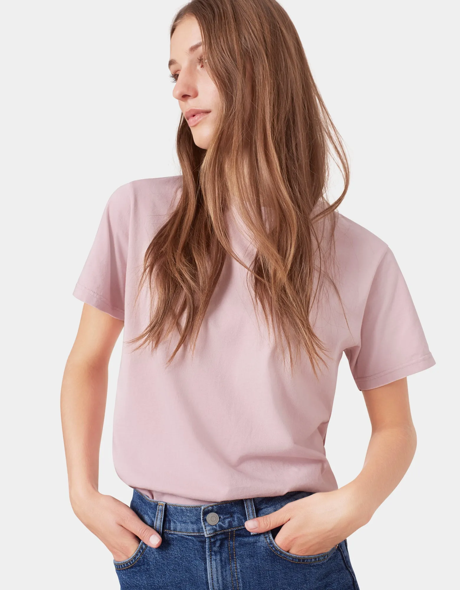 Classic Organic Tee - Teal Blue