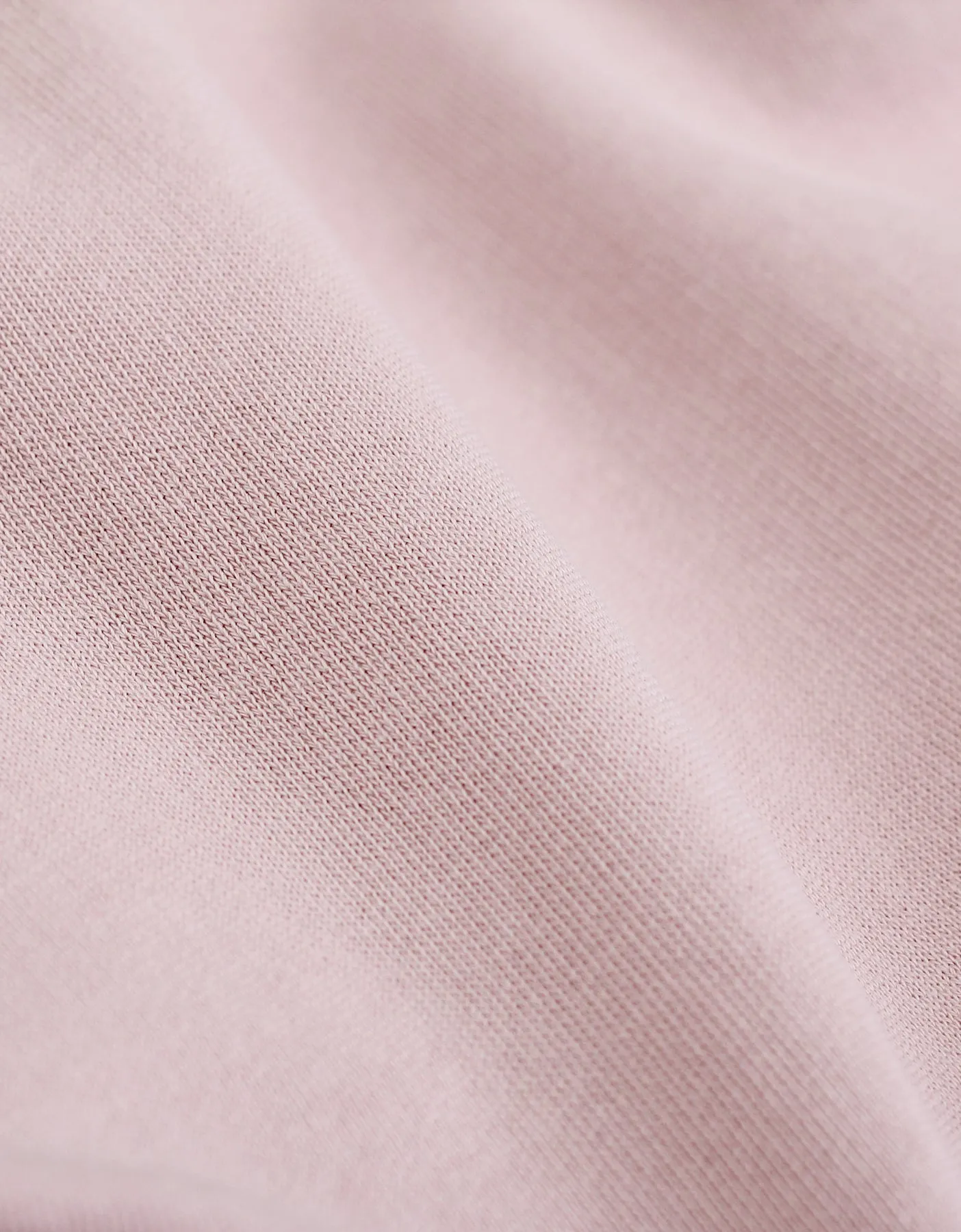 Classic Organic Zip Hood - Faded Pink