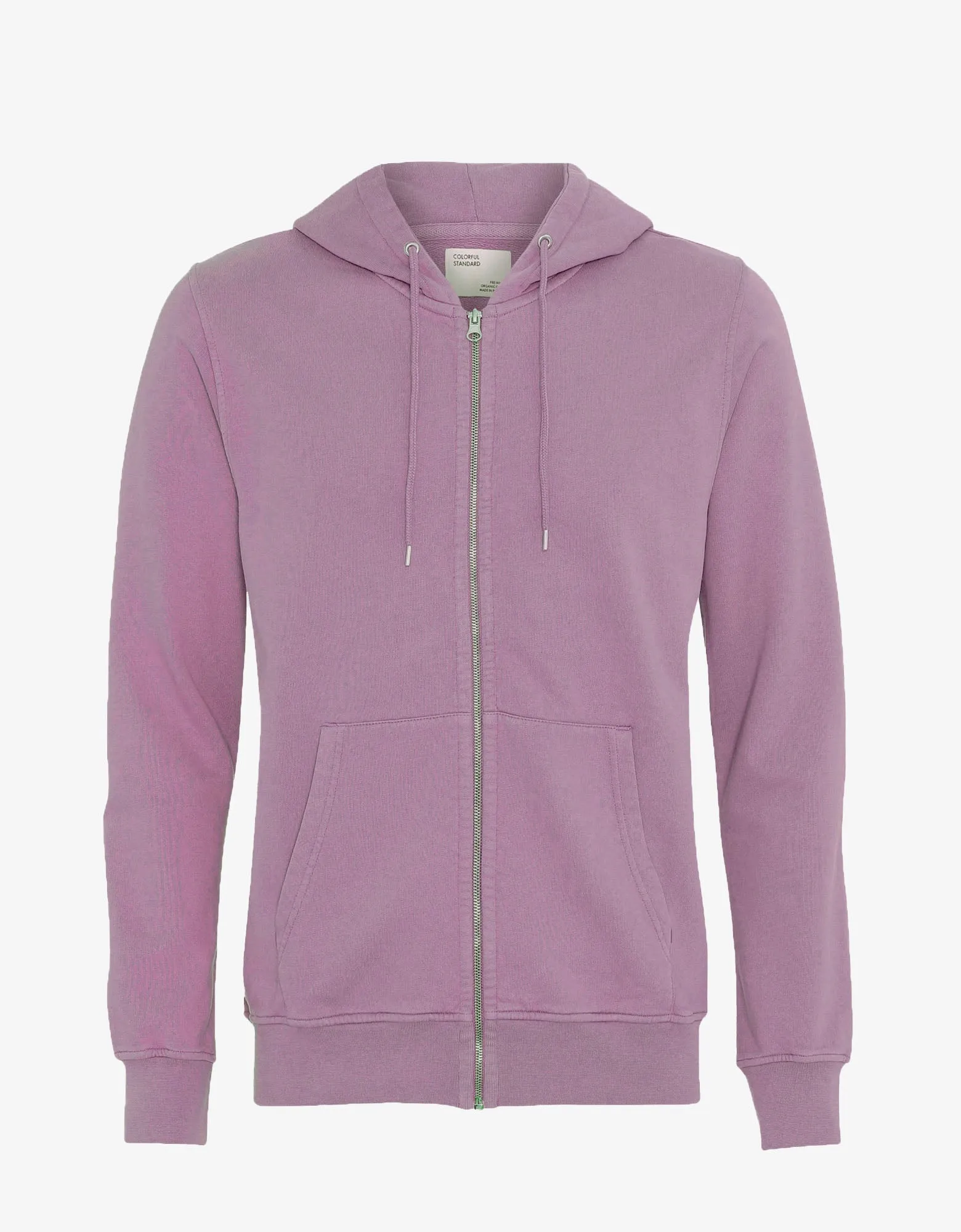 Classic Organic Zip Hood - Pearly Purple