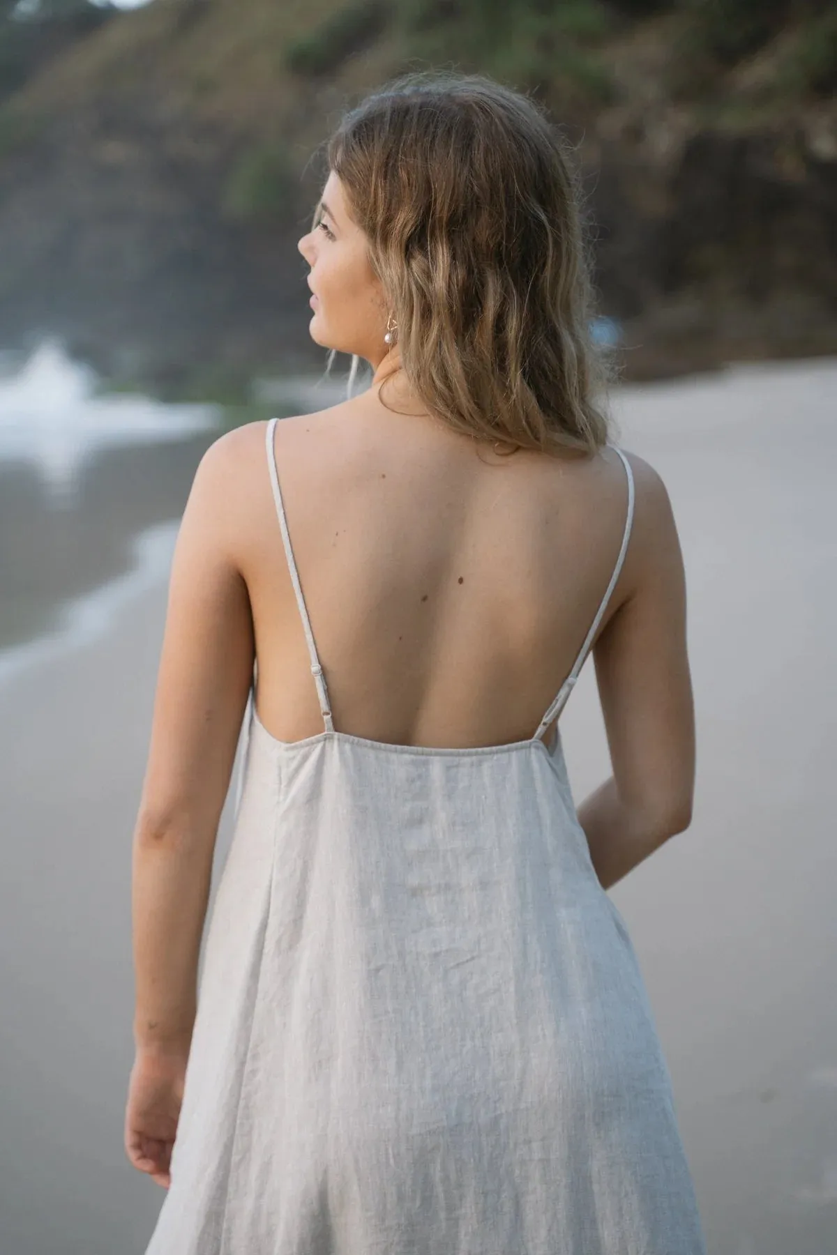 Coco Linen Dress - Oatmeal