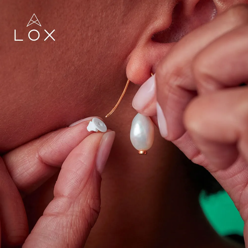 Connoisseurs Lox Rose Gold Tone Earring Backs LOX 2RGE