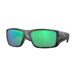 Costa Del Mar Blackfin Pro Sunglasses - Matte Black Frame - Green Mirror 580G Lens