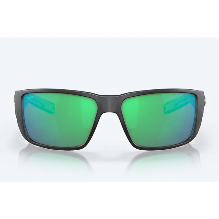 Costa Del Mar Blackfin Pro Sunglasses - Matte Black Frame - Green Mirror 580G Lens