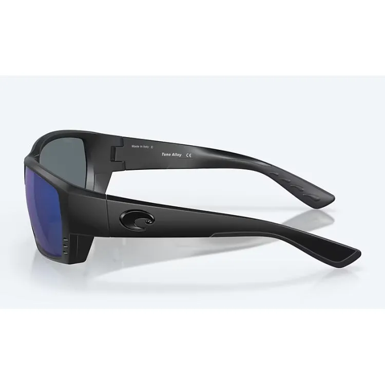 Costa Del Mar Tuna Alley Sunglasses - Blackout Frame - Blue Mirror 580P Lens