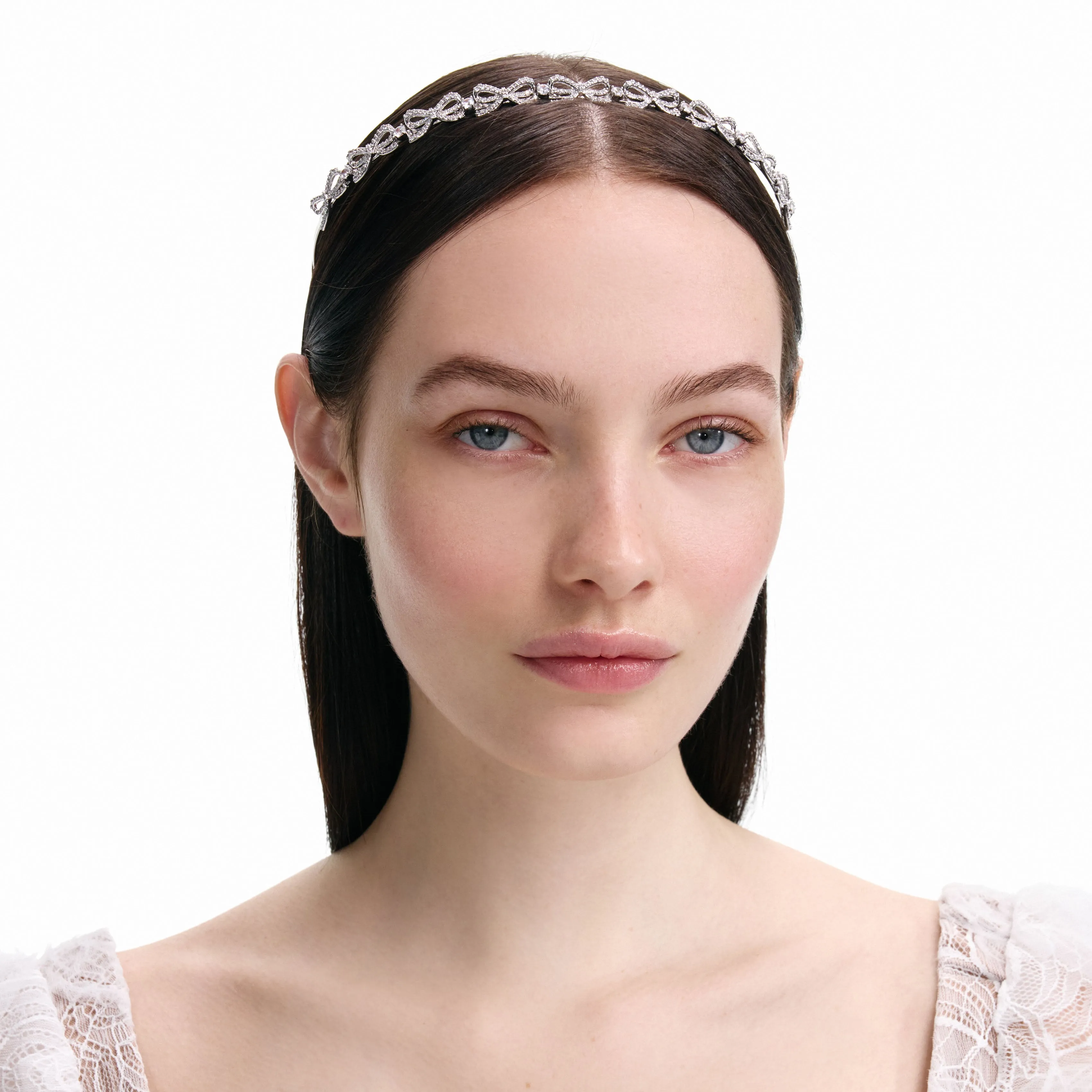 Crystal Bow Headband Self Portrait