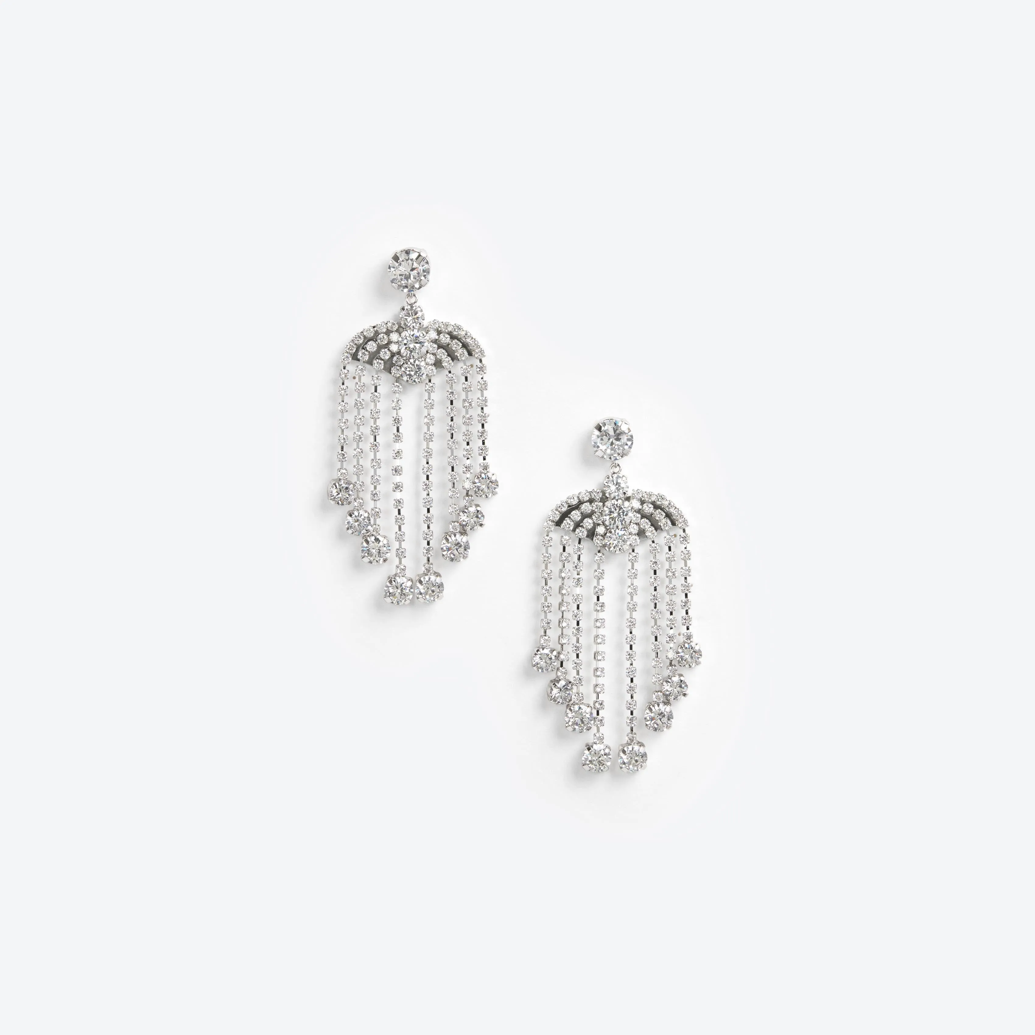 Crystal Chandelier Earrings Self Portrait