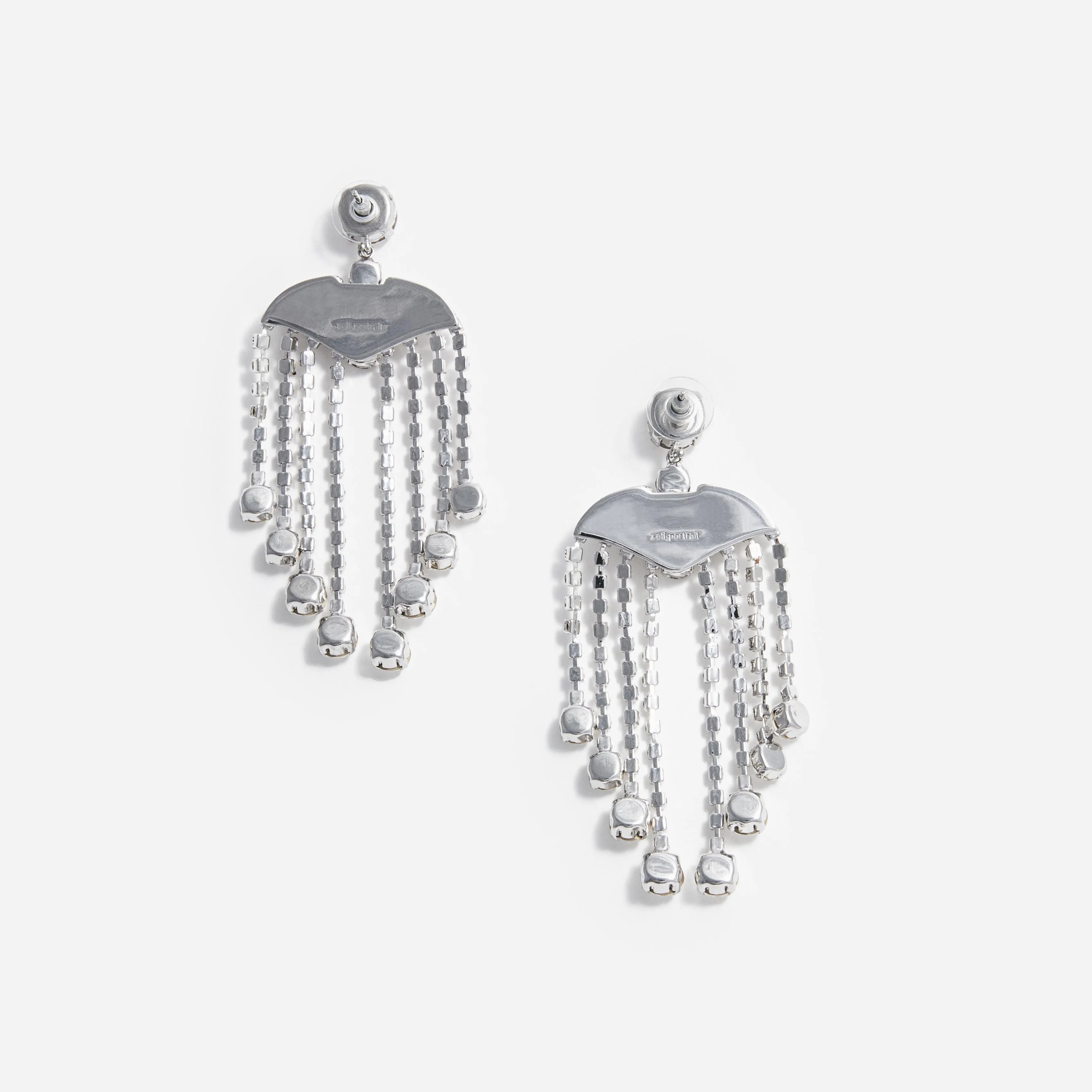 Crystal Chandelier Earrings Self Portrait