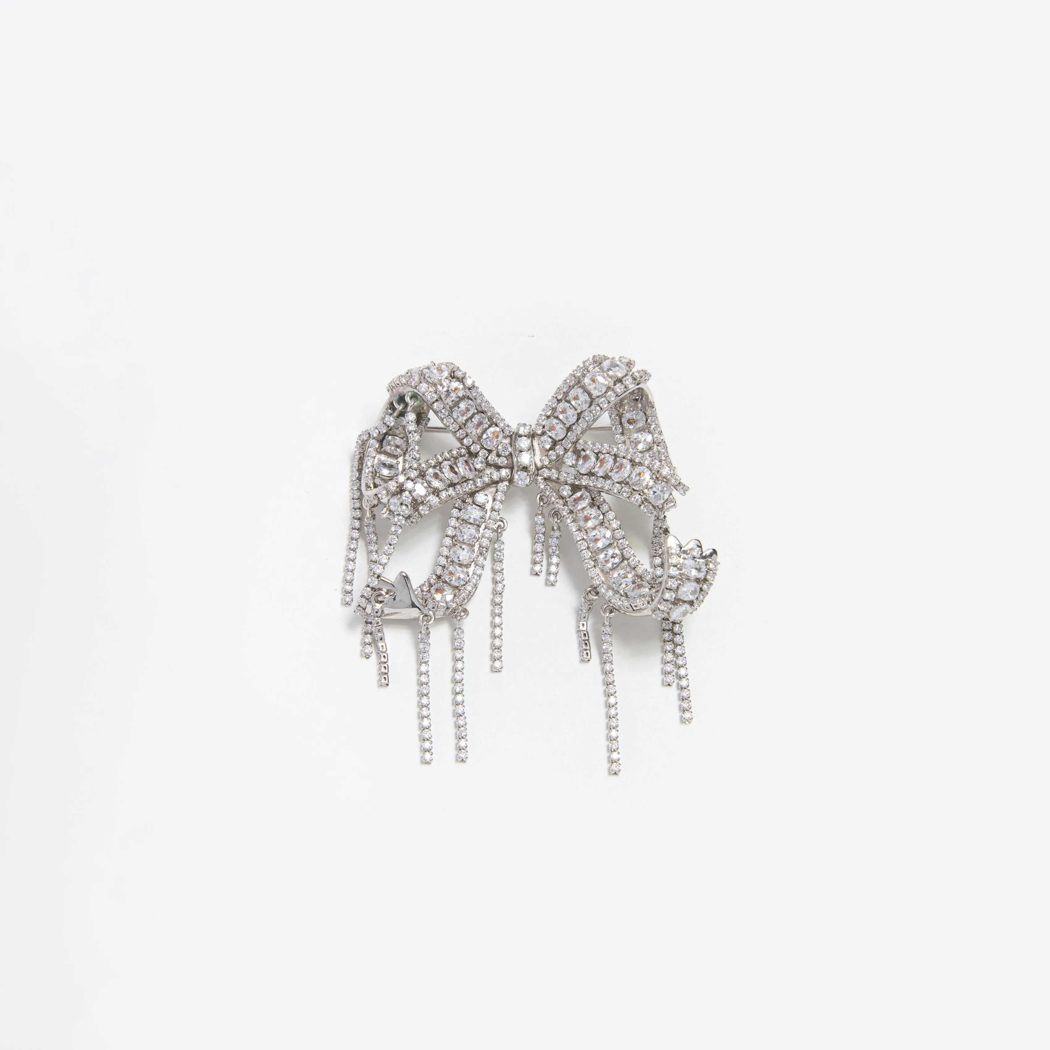 Crystal Embellished Bow Brooch Self Portrait
