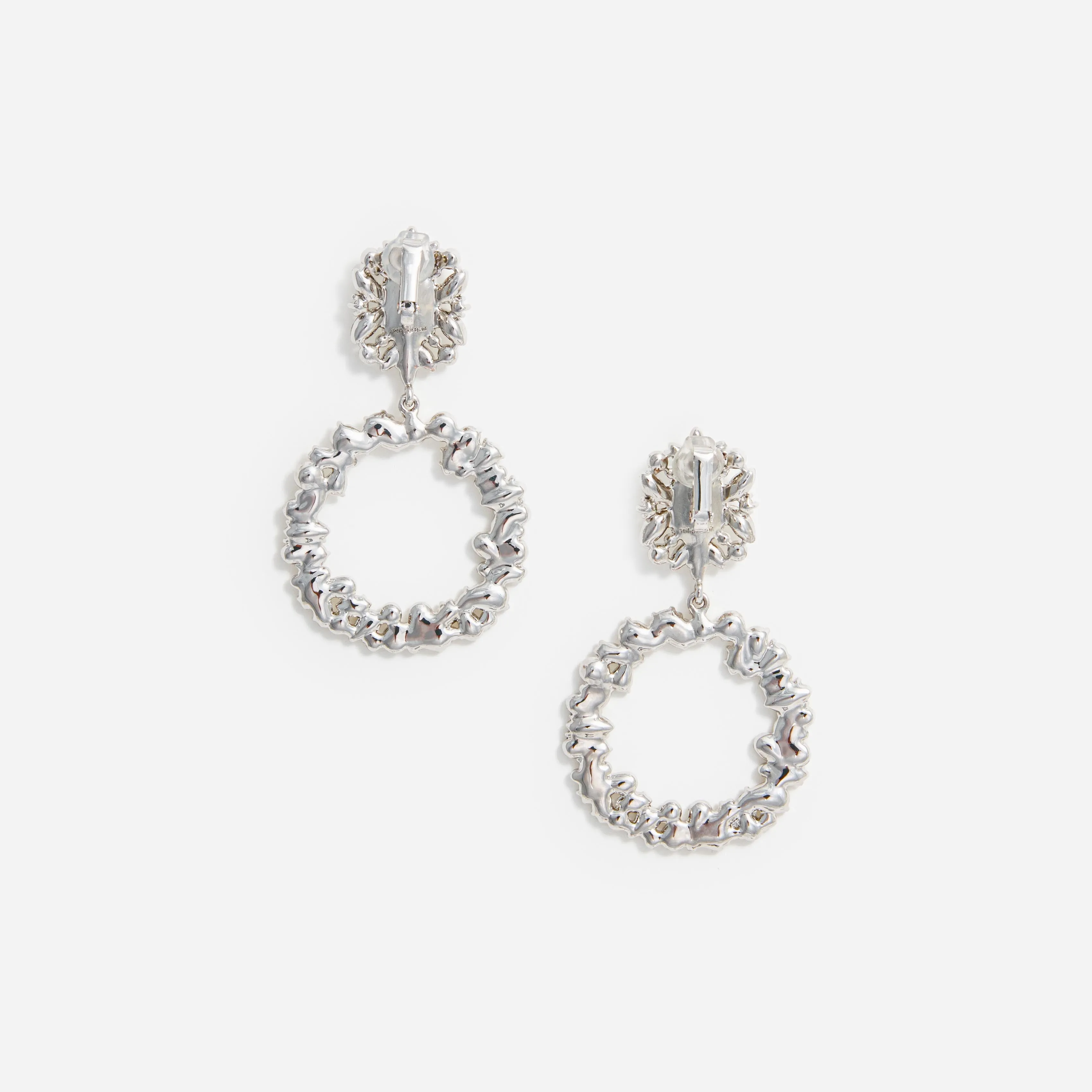 Crystal Hoop Earrings Self Portrait