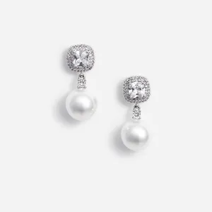 Crystal Pearl Earrings Self Portrait
