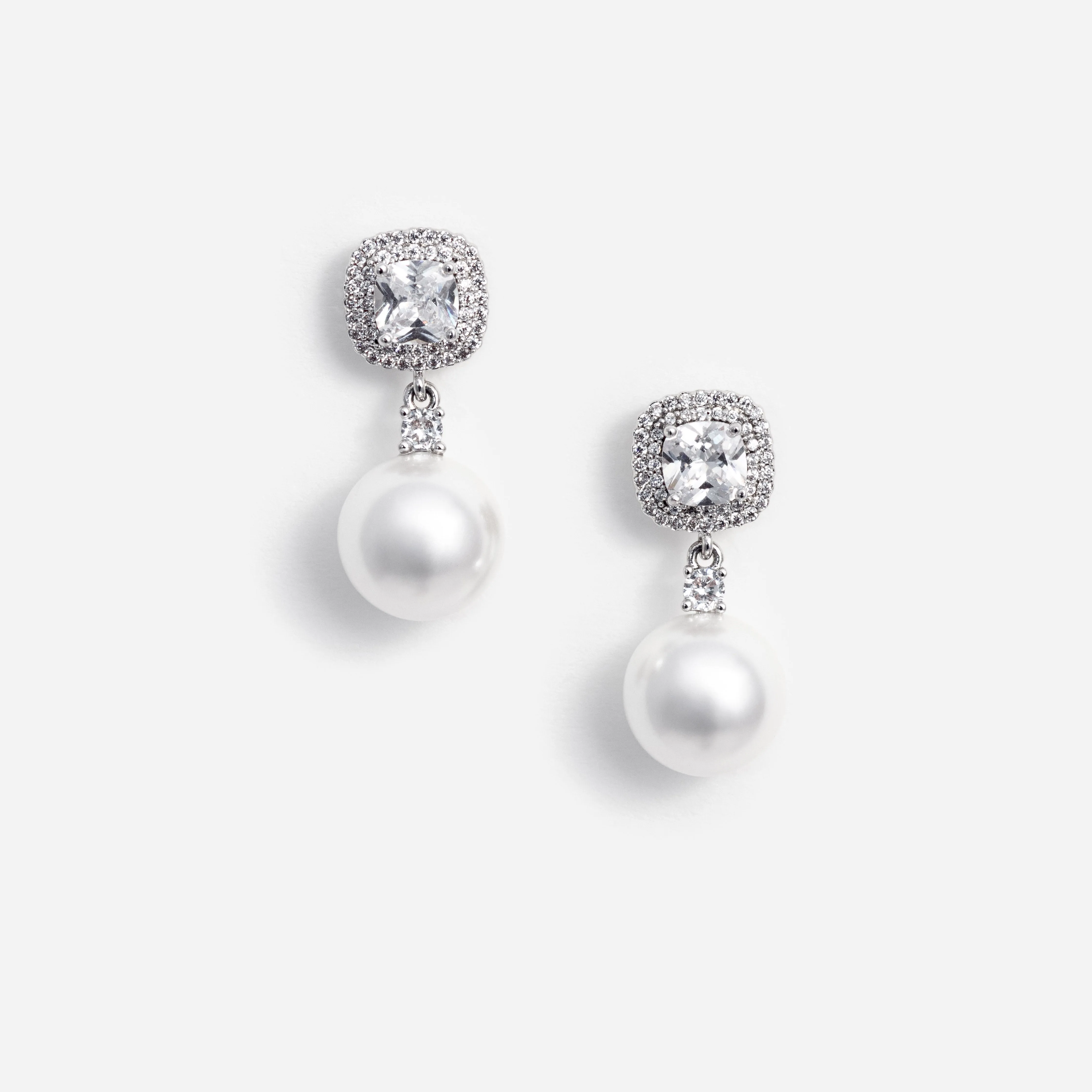 Crystal Pearl Earrings Self Portrait