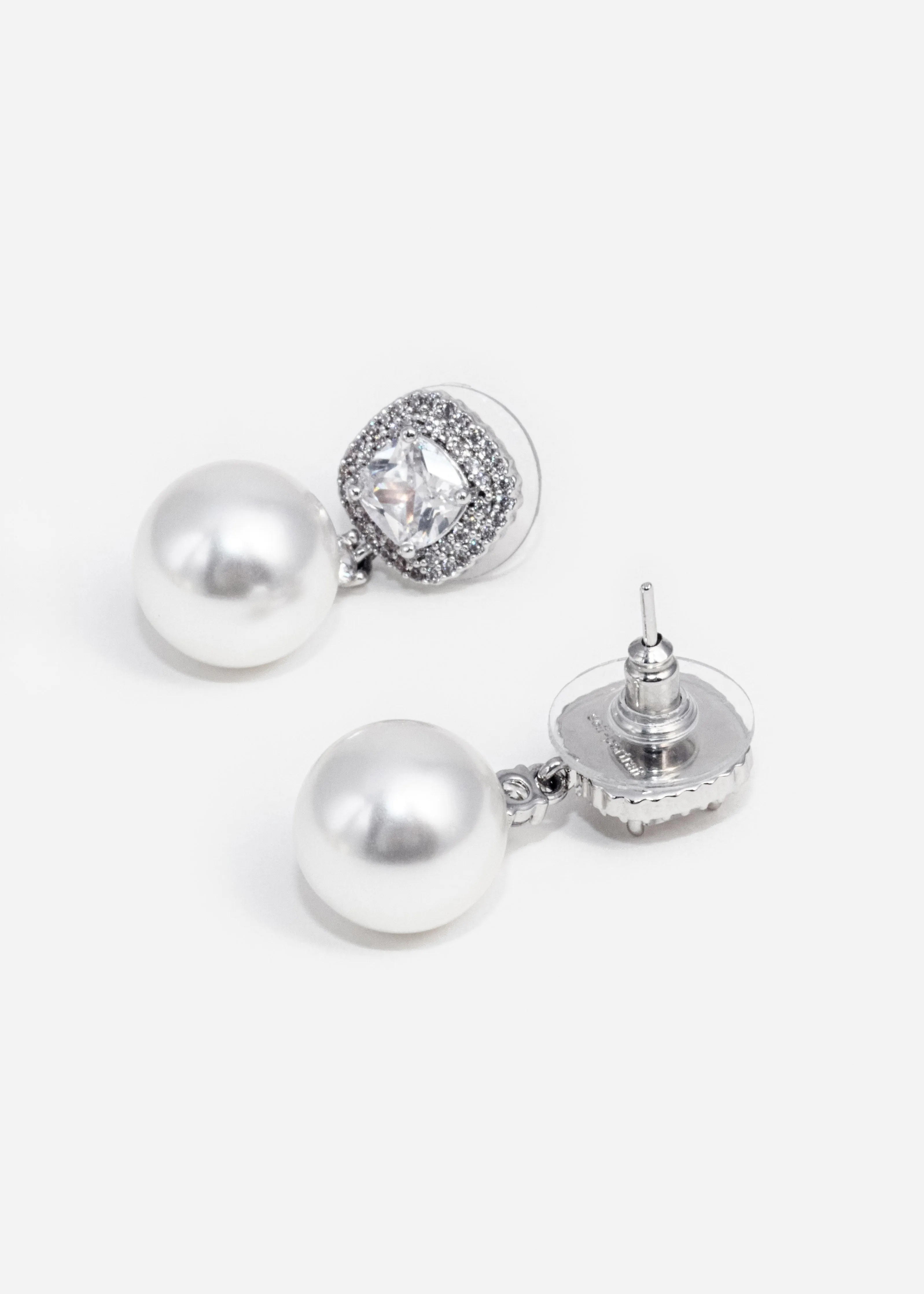 Crystal Pearl Earrings Self Portrait