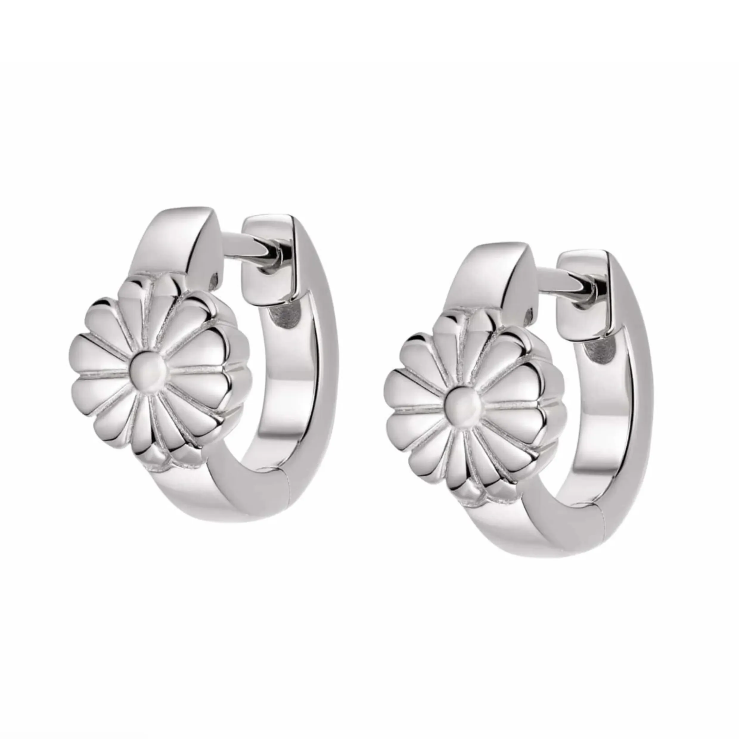 Daisy London DAISY BLOOM HUGGIE EARRINGS DE01_SLV