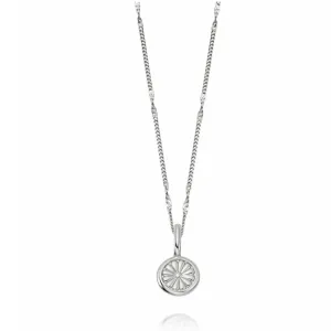 Daisy London Daisy Bloom Mini Pendant Necklace Sterling Silver DN01_SLV