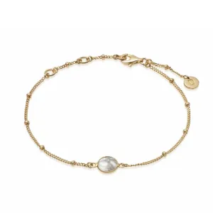 Daisy London HOWLITE HEALING STONE BOBBLE BRACELET HBR1006_GP