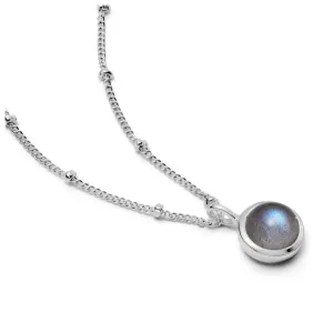 Daisy London LABRADORITE HEALING STONE NECKLACE STERLING SILVER HN1007_SLV