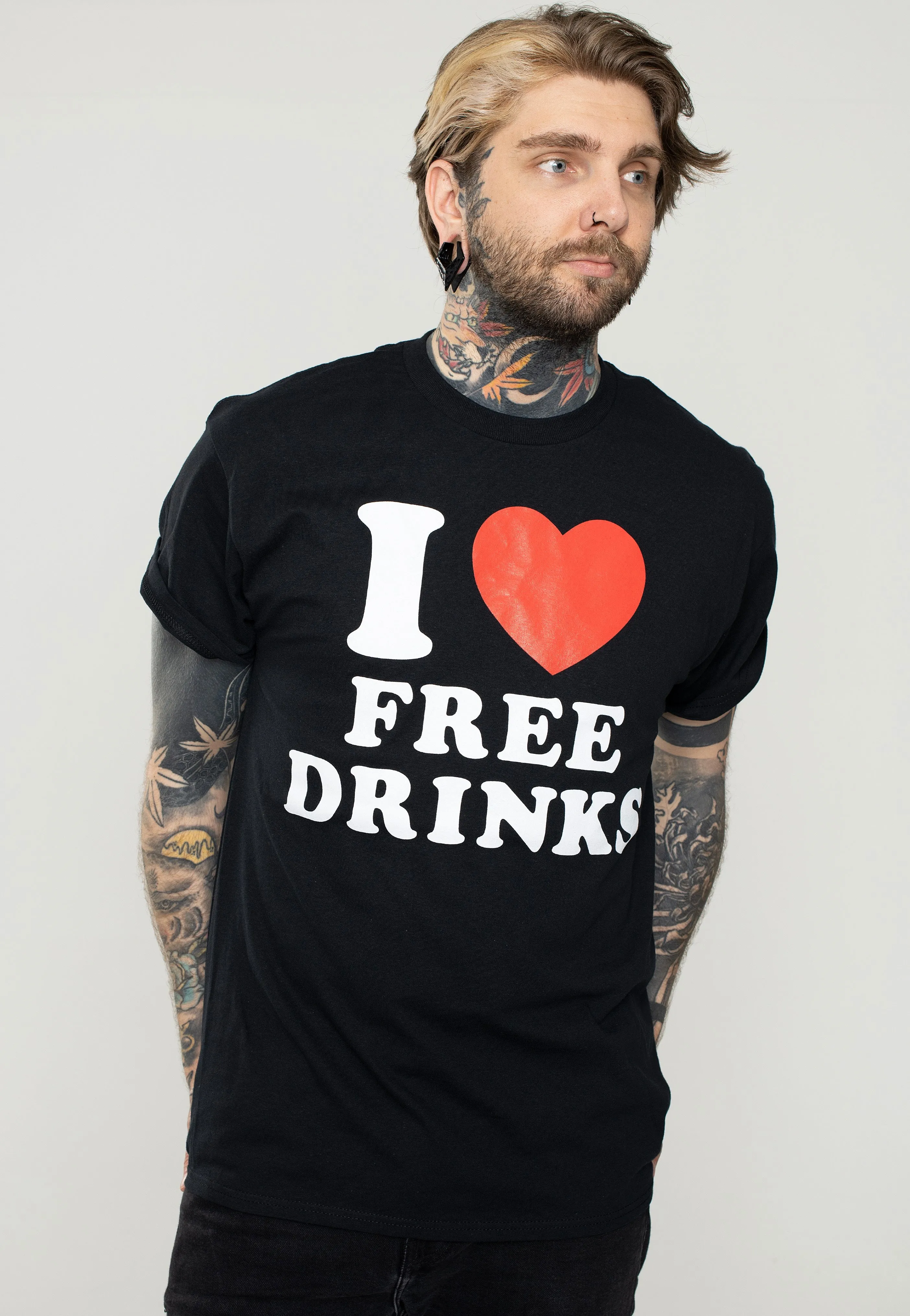 Dancitee - Free Drinks - T-Shirt