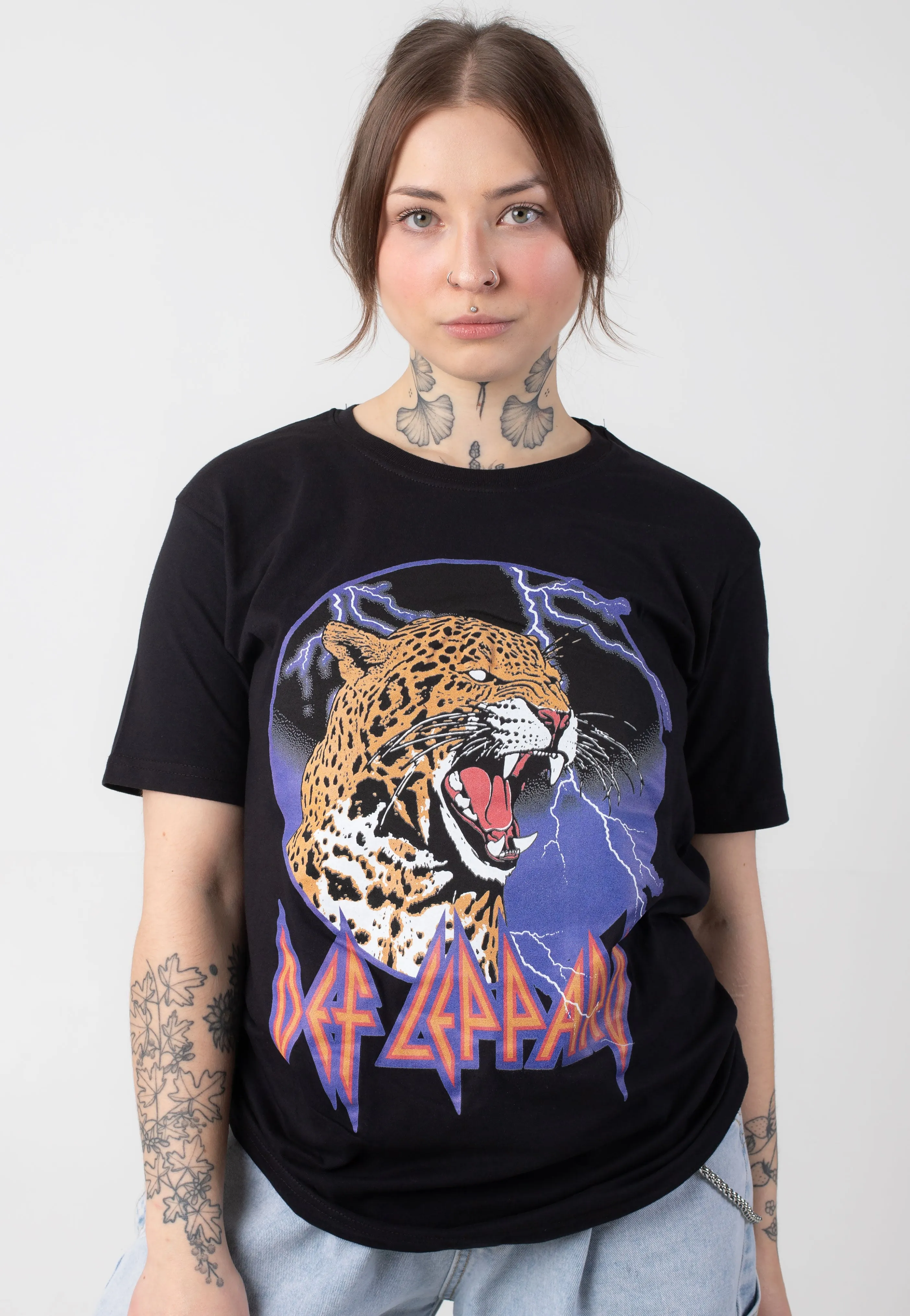 Def Leppard - Lightning Leopard - T-Shirt