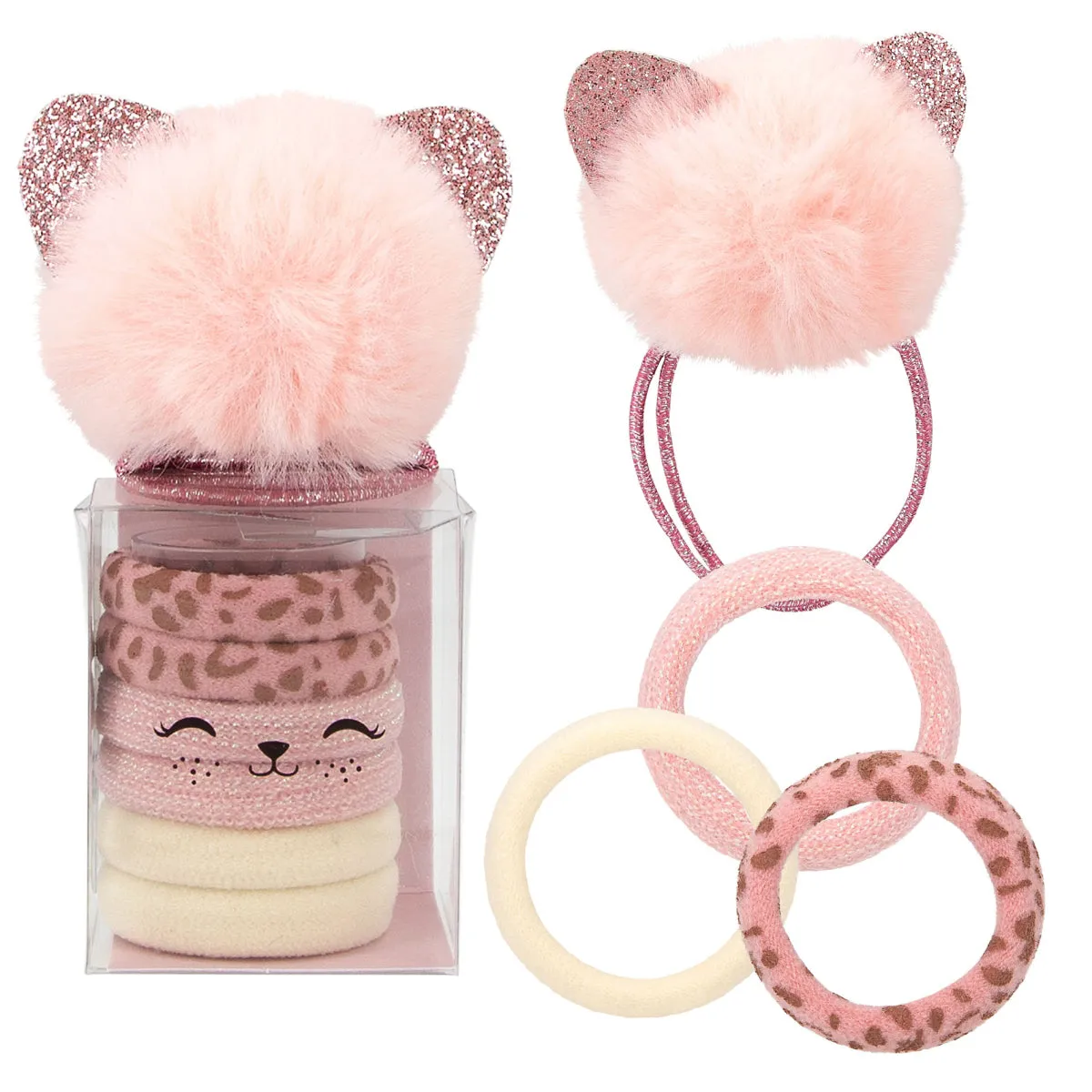 Depesche Princess Mimi Elastic Hairband Set Cat (1pc)