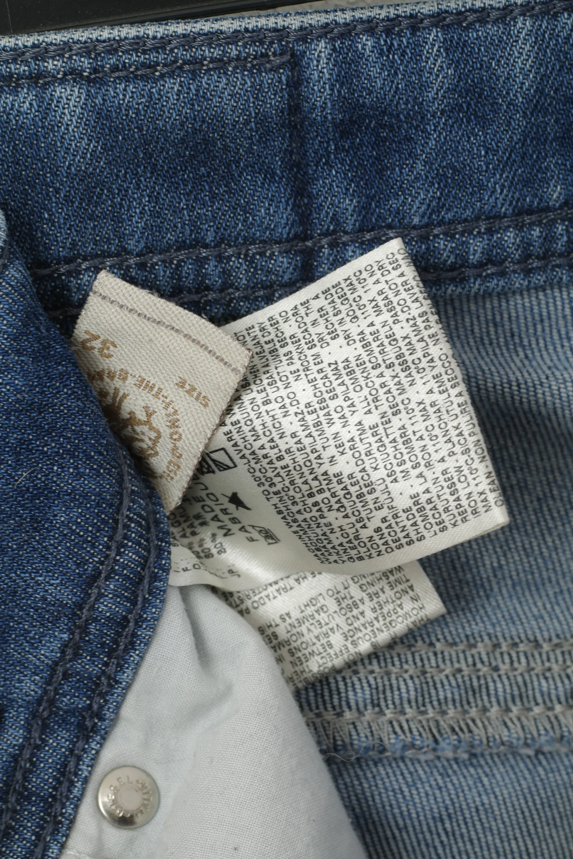 Diesel Men 32 Jeans Trousers Navy Cotton Thanaz Slim Skinny Wash Pants