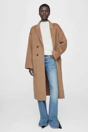 Dylan Coat - Camel Cashmere Blend -ANINE BING