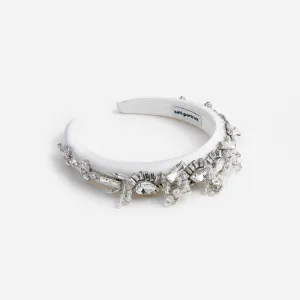 Embellished Satin Headband Self Portrait