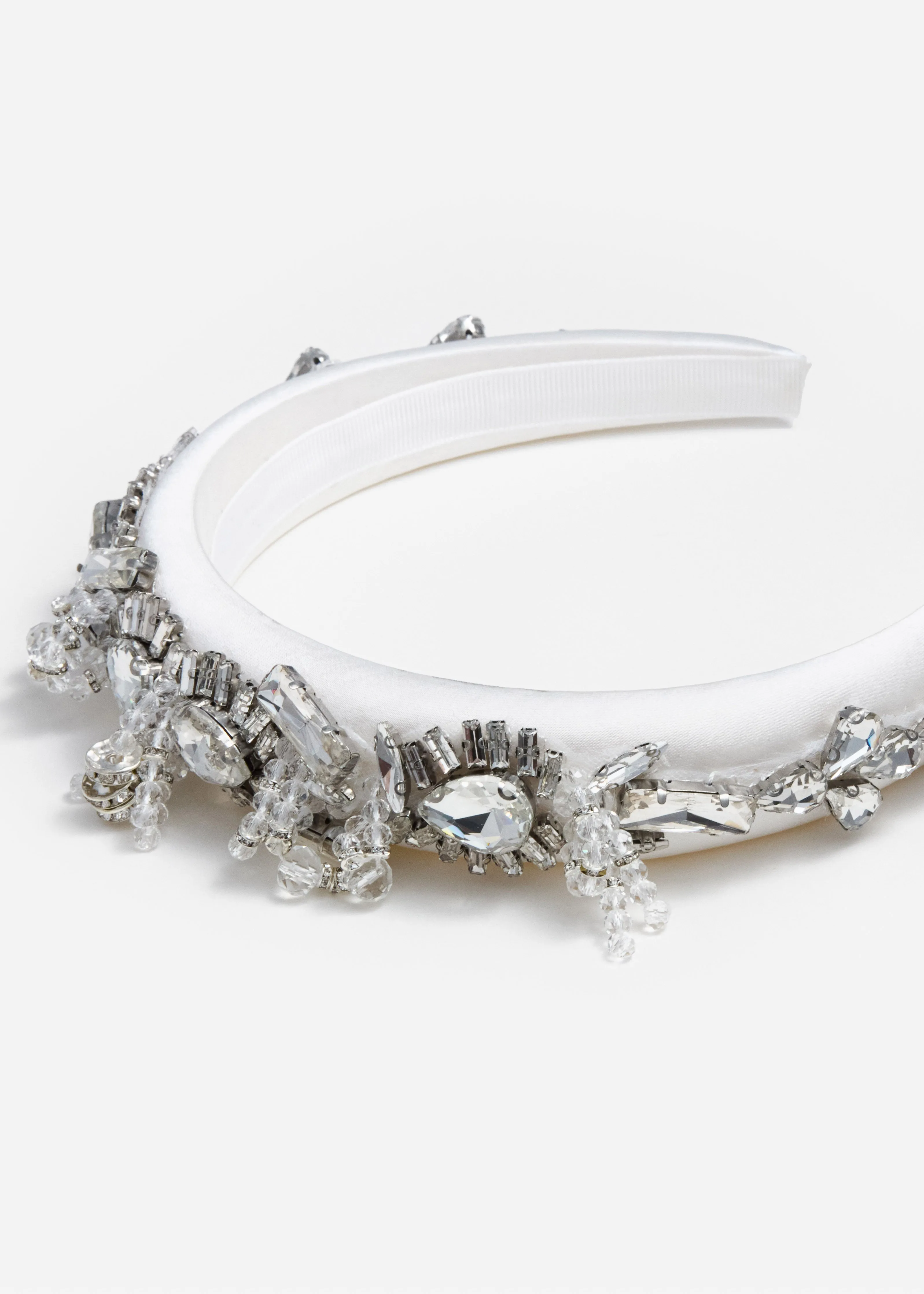 Embellished Satin Headband Self Portrait