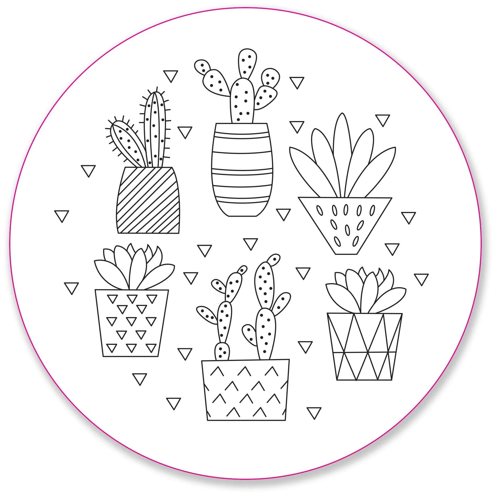 Embroidery Pattern Transfers - Set of 10 Blooms & Succulents
