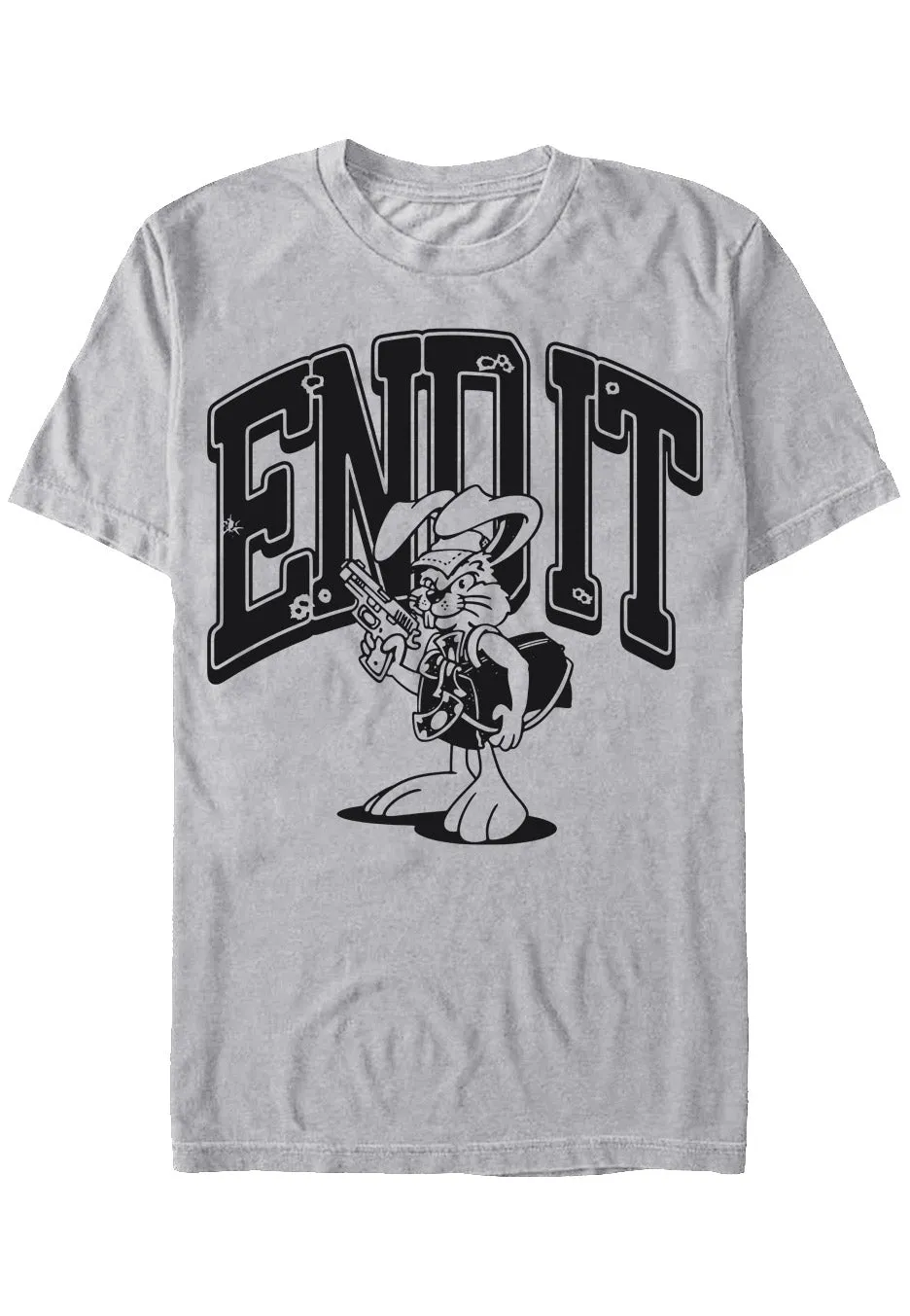 End It - Bunny Sportsgrey - T-Shirt