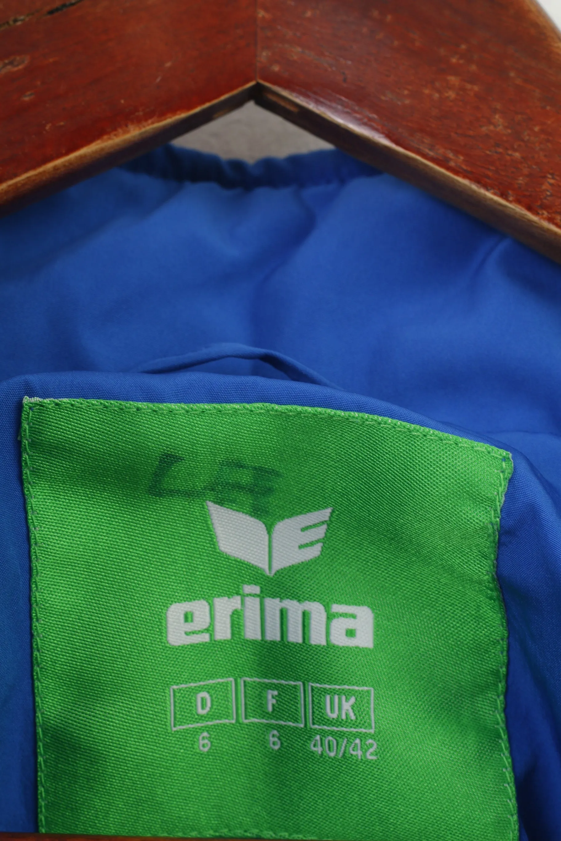 Erima Men 40 42 M Jacket Blue  Europameister 2008  Football Sportswear Vintage Top