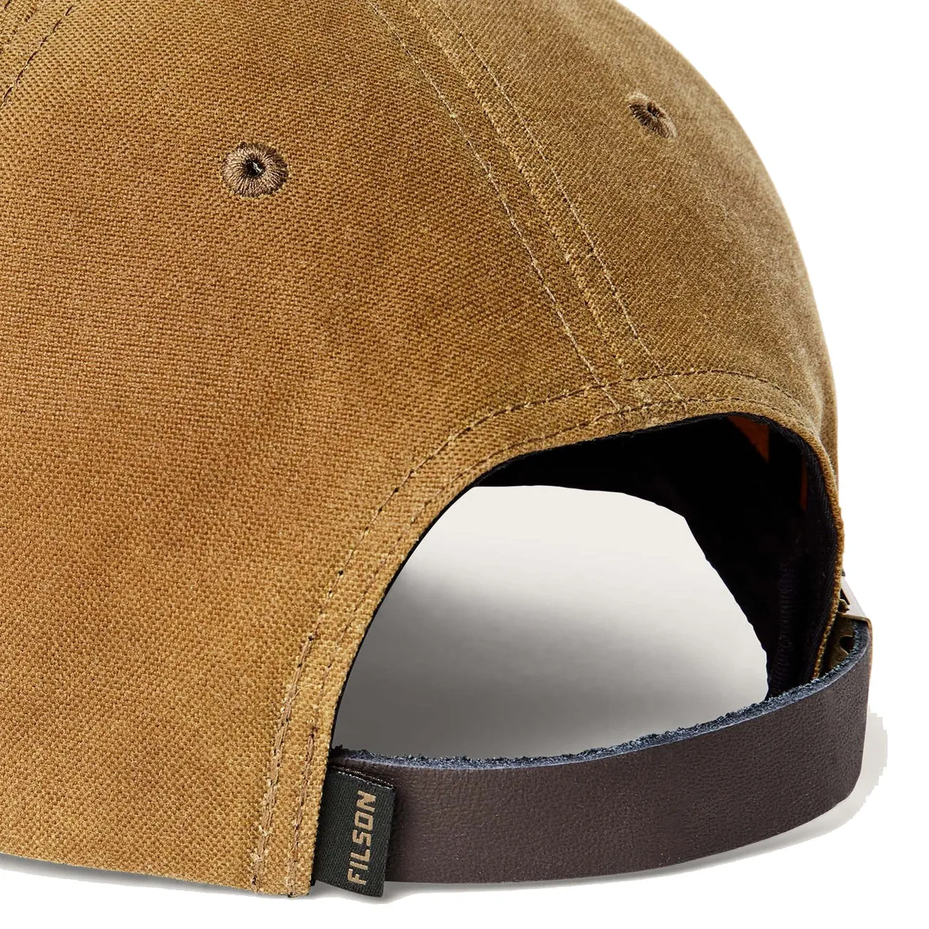 Filson Oil Tin Logger Cap Dark Tan
