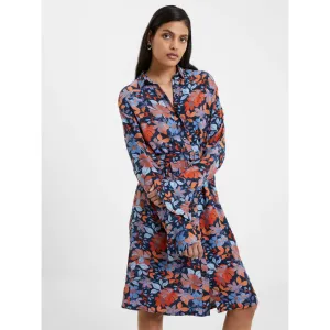 French Connection Adalina Shirt Dress 71Val Coastal Fjord