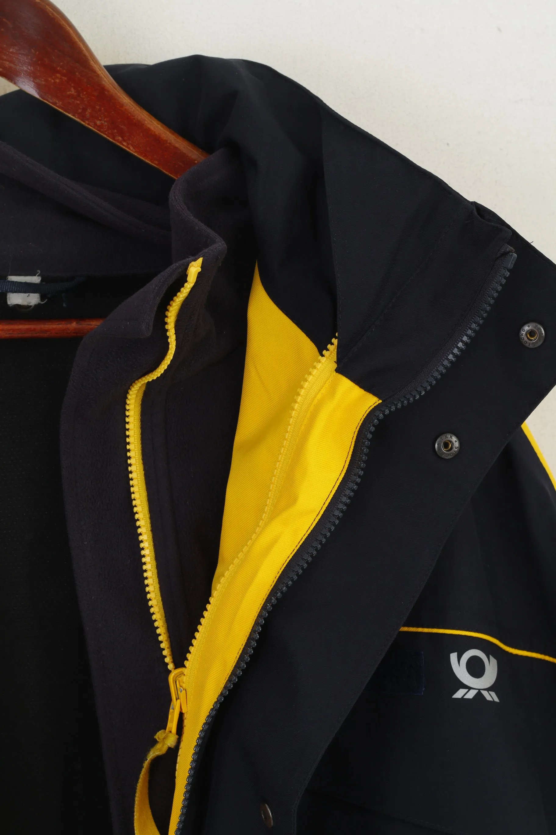Fritz Hoesmann Men 52/54 L Jacket Navy Deutsche Post Gore-Tex Removable Fleece Top