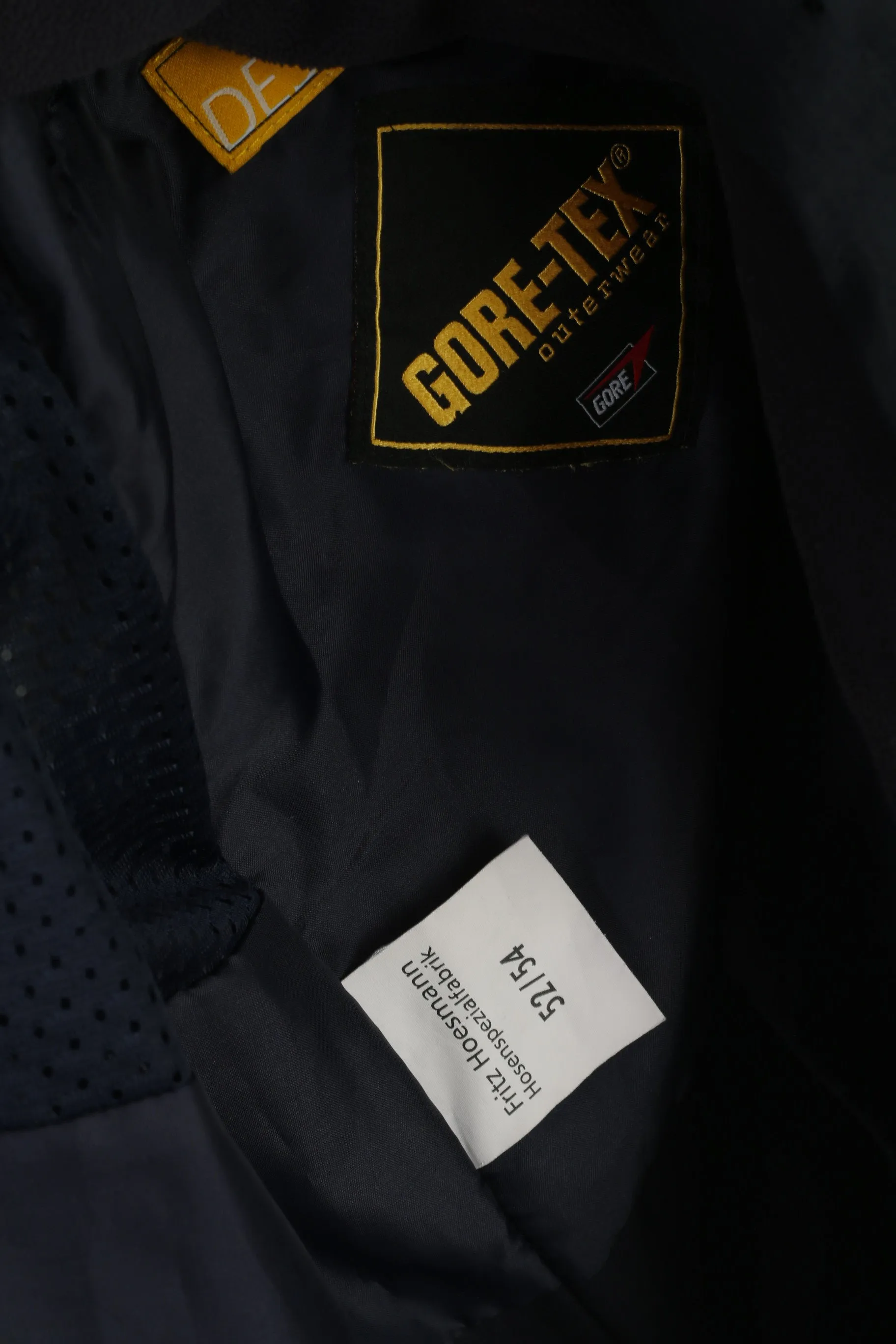Fritz Hoesmann Men 52/54 L Jacket Navy Deutsche Post Gore-Tex Removable Fleece Top