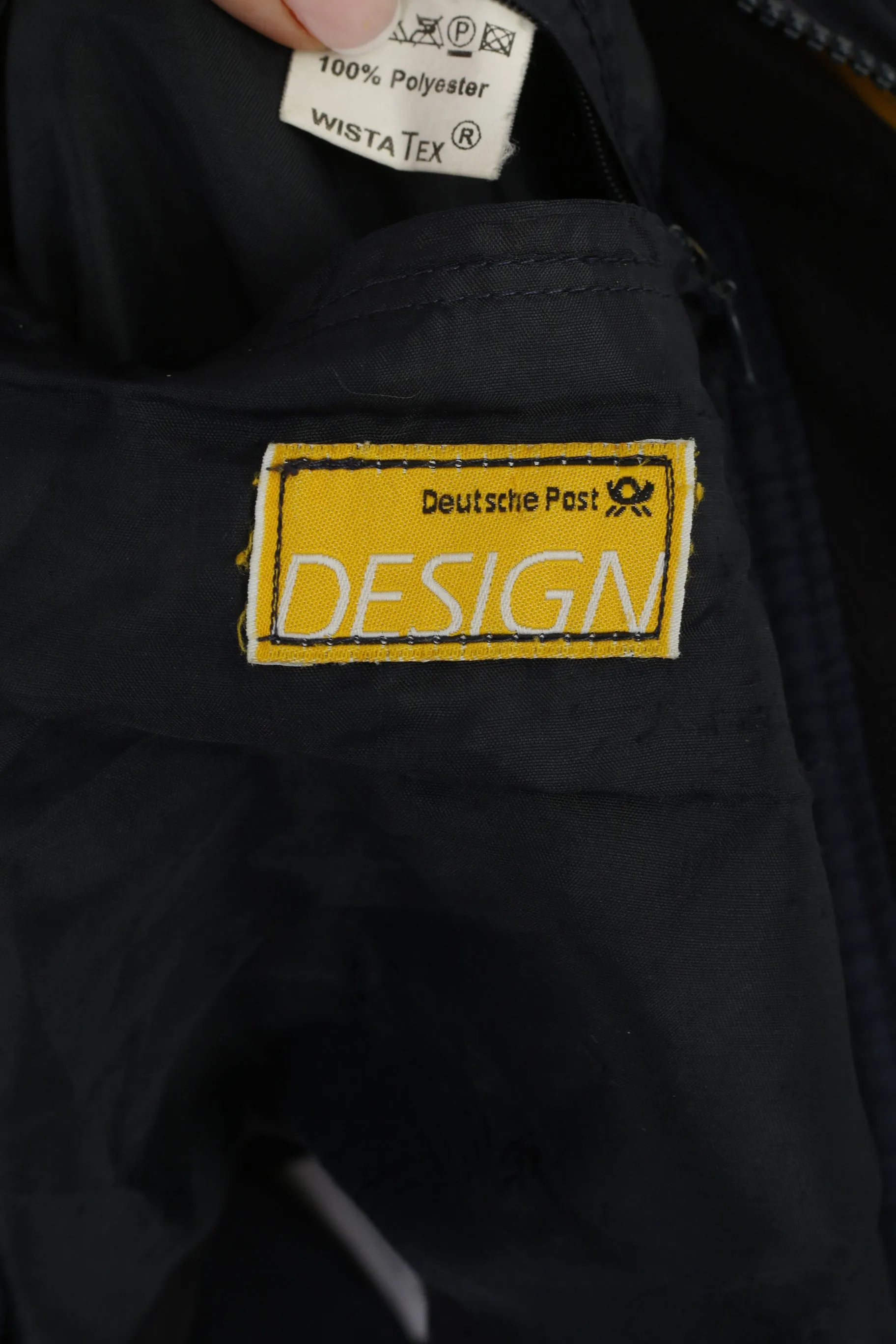 Fritz Hoesmann Men 52/54 L Jacket Navy Deutsche Post Gore-Tex Removable Fleece Top