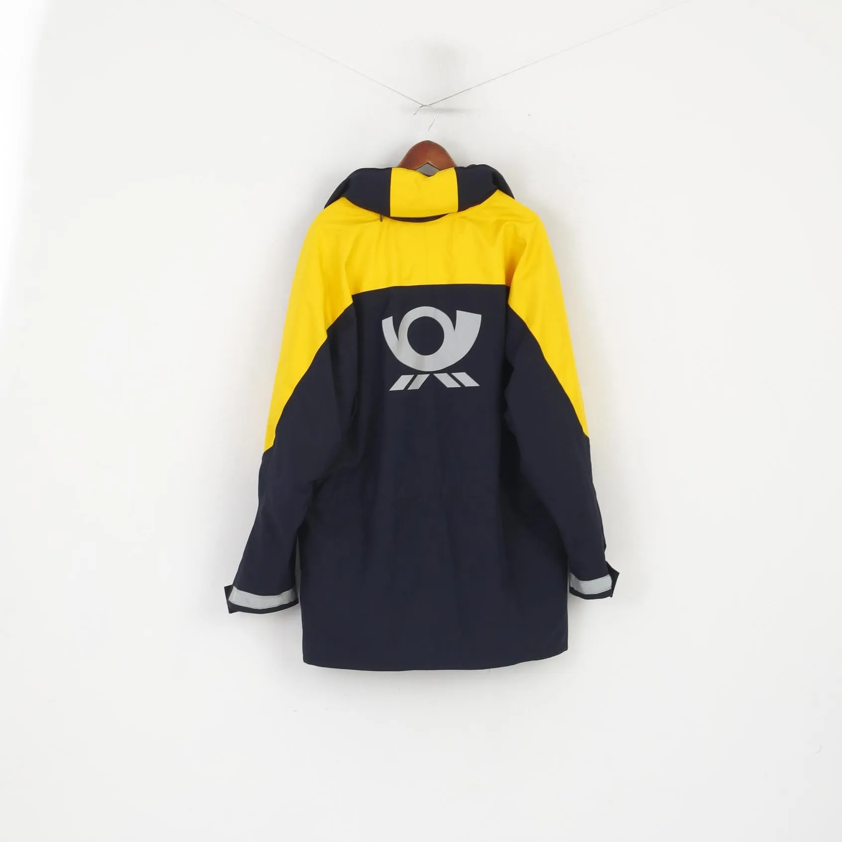 Fritz Hoesmann Men 52/54 L Jacket Navy Deutsche Post Gore-Tex Removable Fleece Top