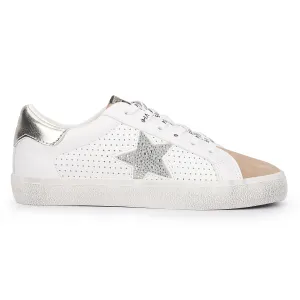GADOL - WHITE/ CAMEL RHINESTONE