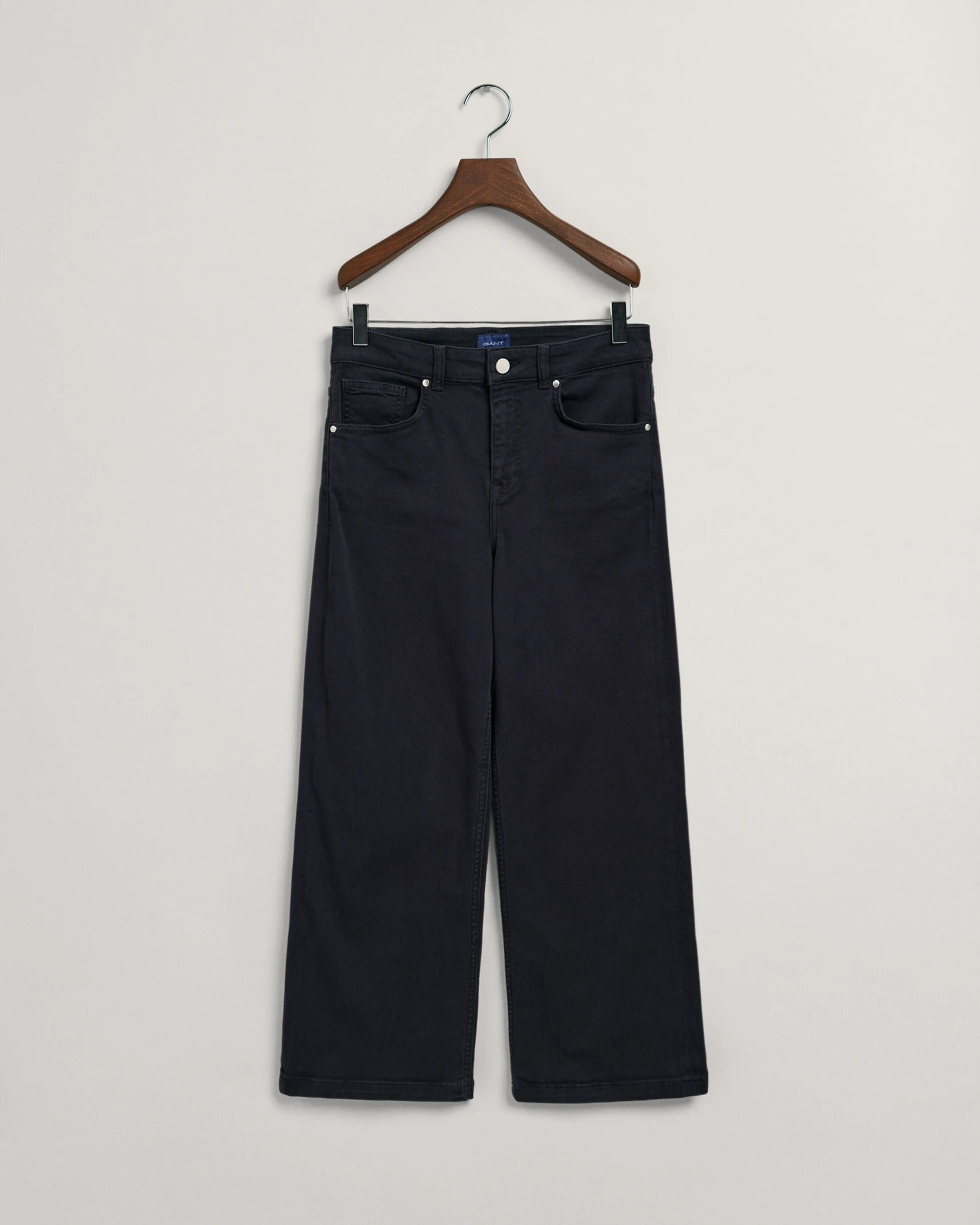 GANT Cropped Wide Colour Jeans in Evening Blue 0179