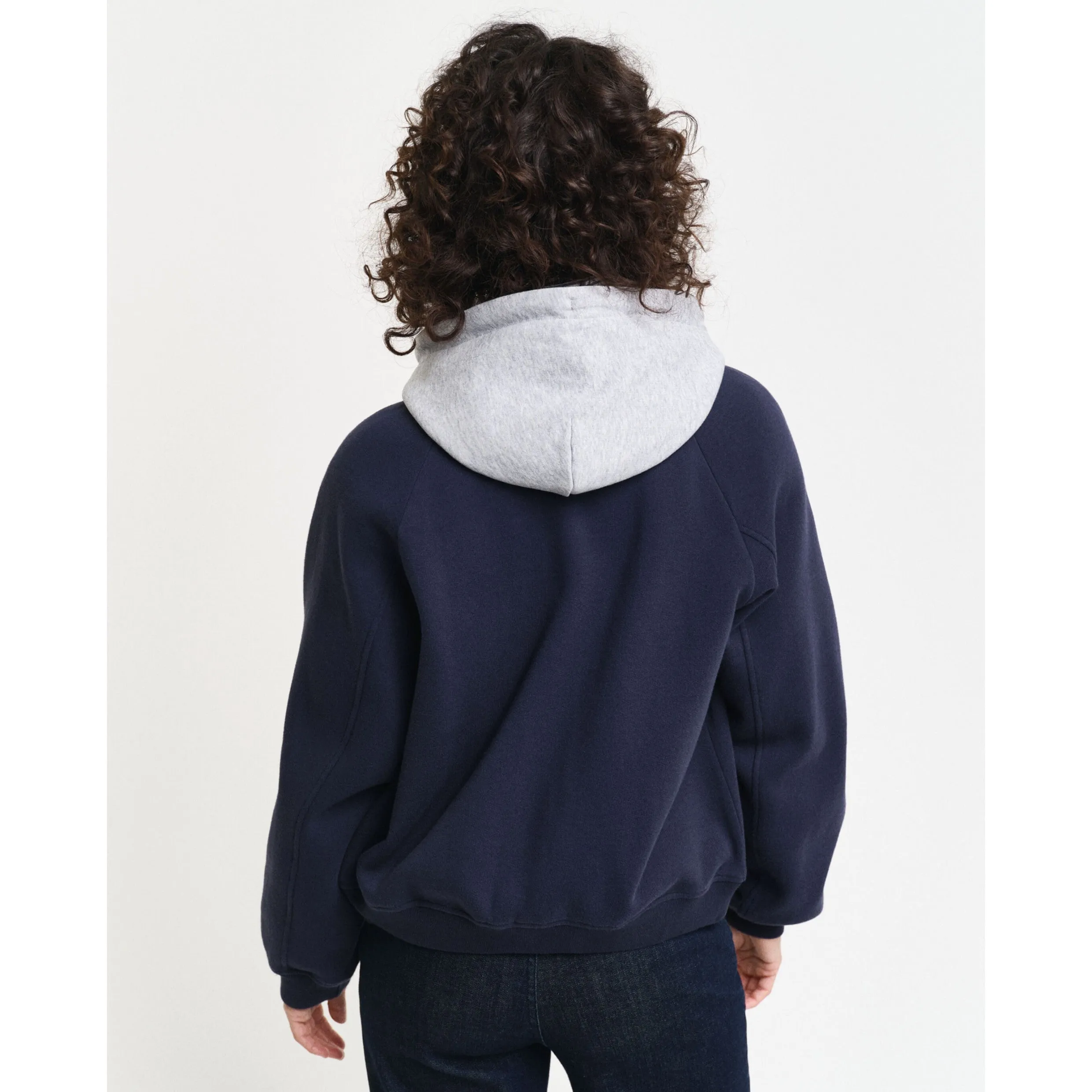 GANT G Badge Jersey Varsity Jacket Evening Blue 4201237
