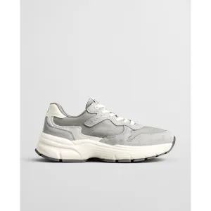 GANT Neuwill Nylon Suede Trainer in Pale Grey 879533653