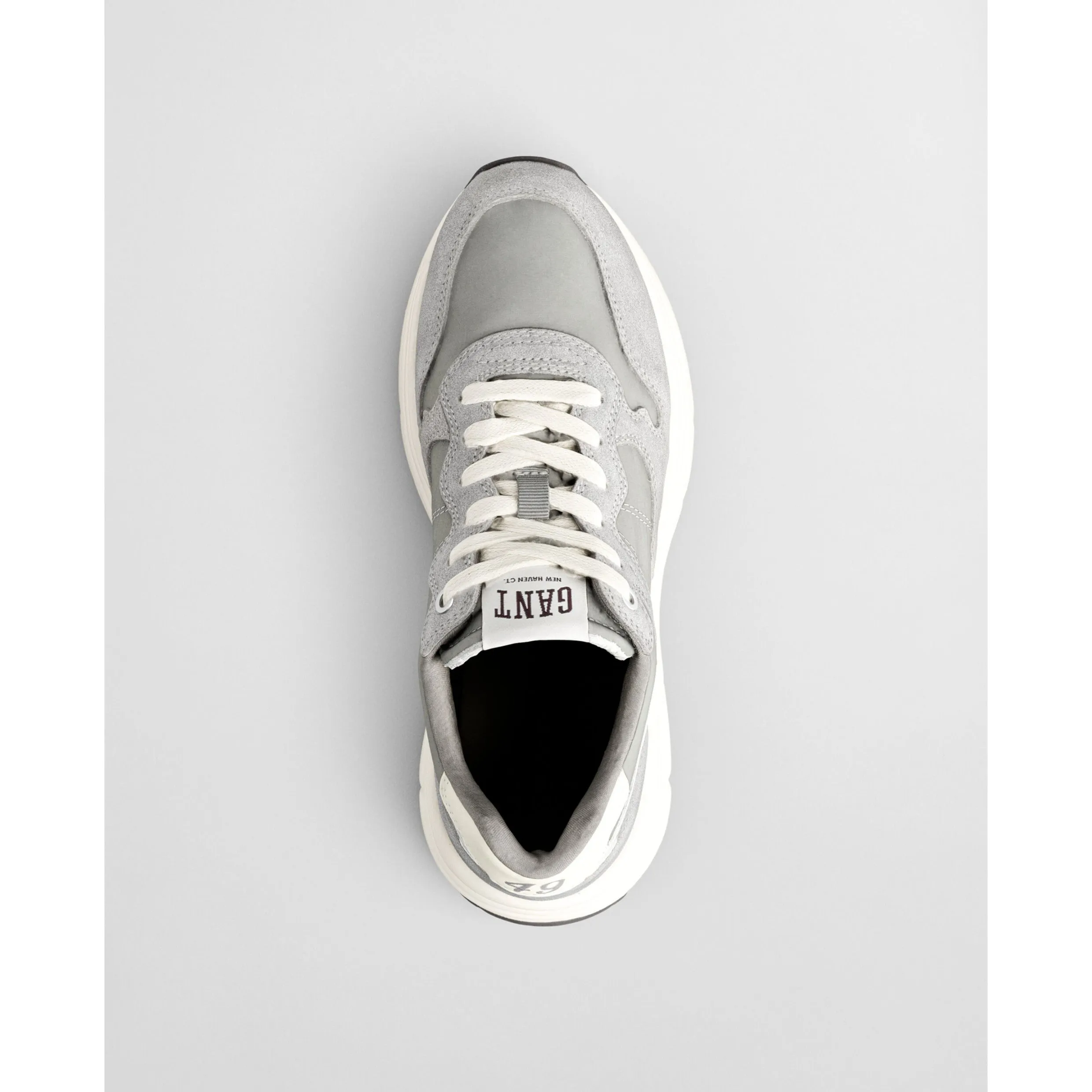 GANT Neuwill Nylon Suede Trainer in Pale Grey 879533653