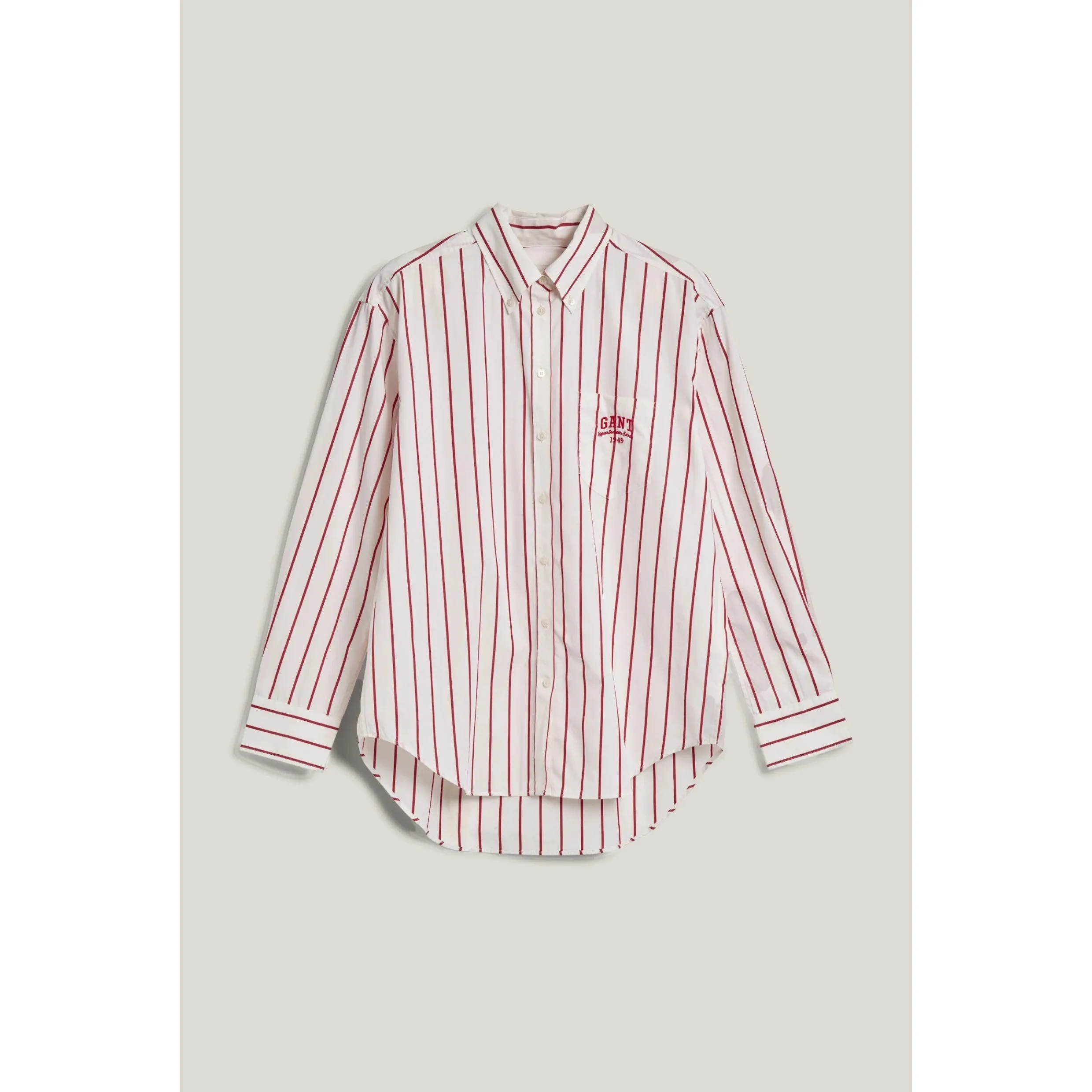 GANT Relaxed Small Graphic Shirt in Ruby Red 4300406